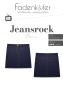 Preview: Papierschnittmuster Jeansrock, Fadenkäfer